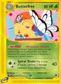 Butterfree 38/165 Reverse Holo Pokémon E-Series Expedition Raw