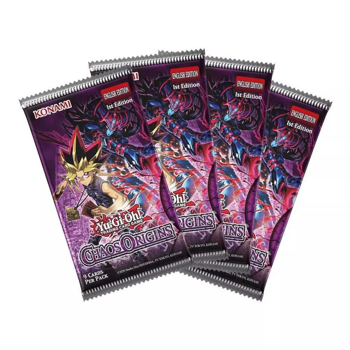 Chaos Origins 1st Edition Yu-Gi-Oh! 4 Pack Booster Pack