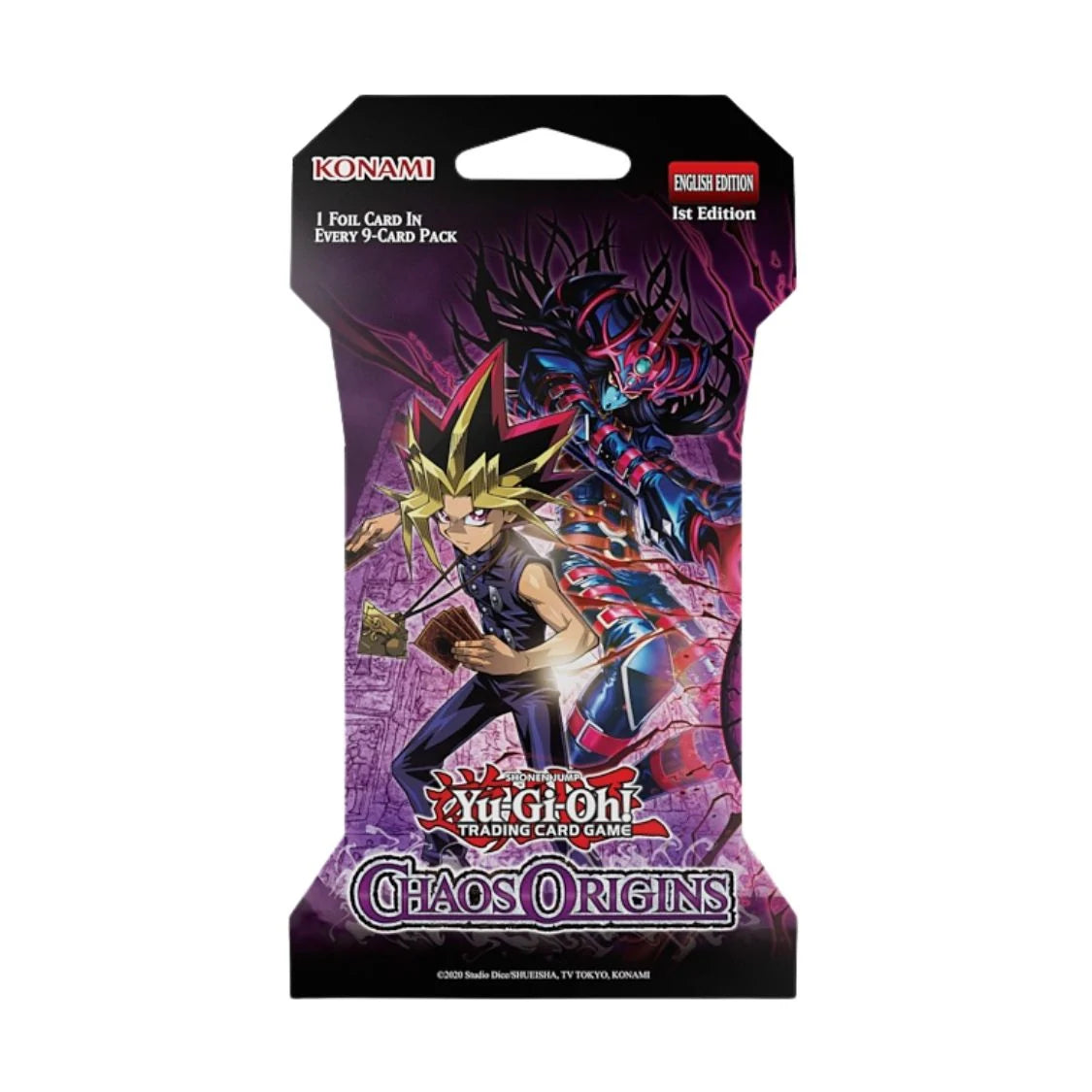 Chaos Origins 1st Edition Yu-Gi-Oh! Sleeved Booster Pack