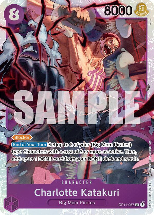 Charlotte Katakuri One Piece A Fist of Divine Speed OP11-067 Raw