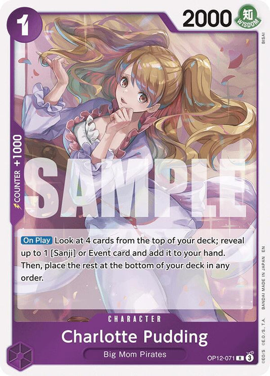 Charlotte Pudding Foil OP12-071 ONE PIECE! Legacy of The Master Raw
