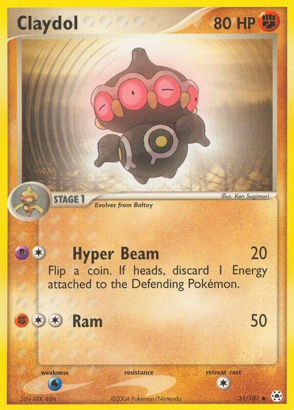 Claydol 31/101 Reverse Holo Pokémon EX Hidden Legends Raw