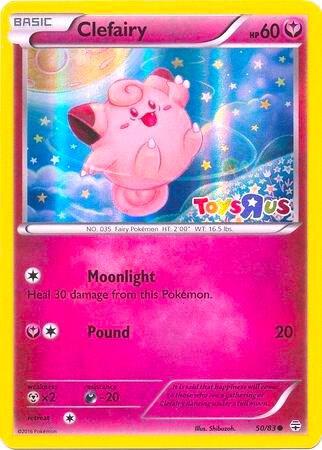 Clefairy Holo 50/83 Toys R Us Promo Pokémon XY Generations Raw