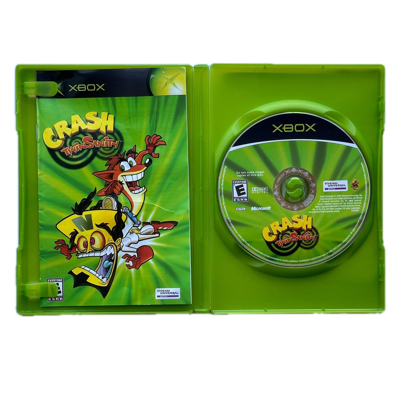 Crash Twinsanity Xbox Complete in Box