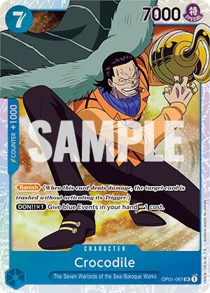 Crocodile SR OP01-067 ONE PIECE! Romance Dawn Raw