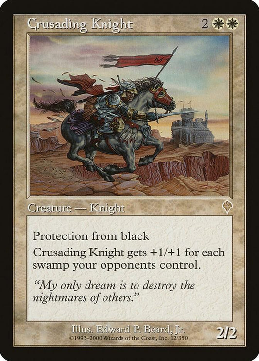 Crusading Knight 12/350 Magic The Gathering Invasion Raw