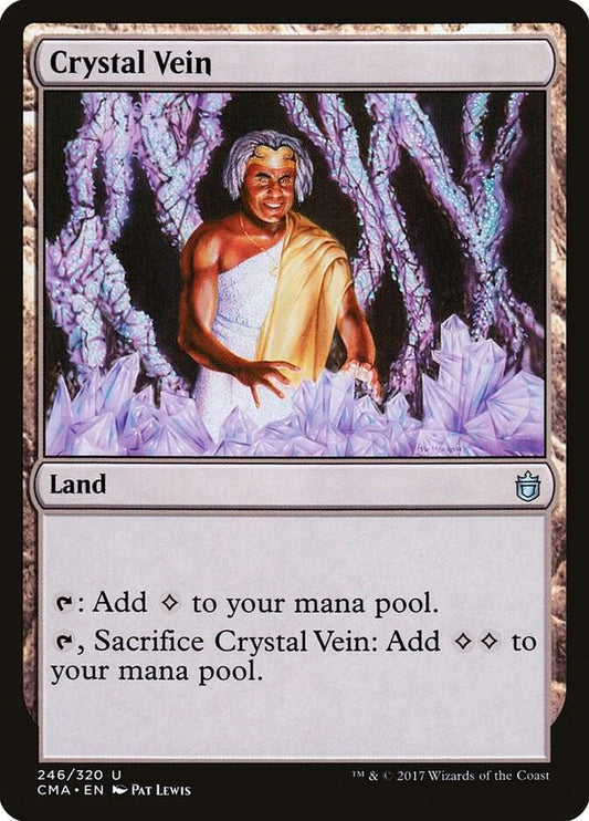 Crystal Vein #246/320 Magic The Gathering Commander Anthology Raw