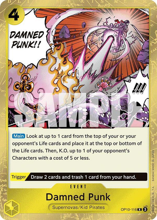 Damned Punk Foil OP10-116 One Piece Royal Blood Raw