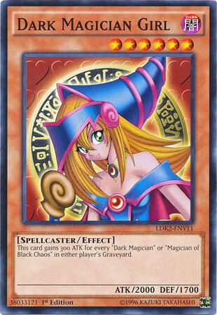 Dark Magician Girl LDK2-ENY11 Limited Edition Yu-Gi-Oh Yugi Legendary Decks II Raw