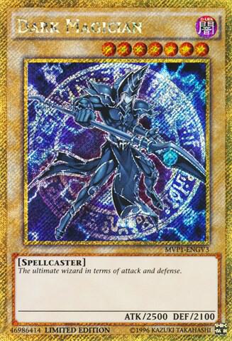Dark Magician MVP1-ENGV3 Gold SR Limited Edition Yu-Gi-Oh The Dark Side of Dimensions Promo