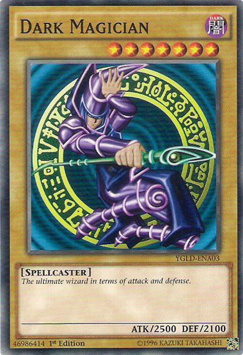 Dark Magician YGLD-ENA03 Yu-Gi-Oh! King of Games: Yugi's Legendary Decks