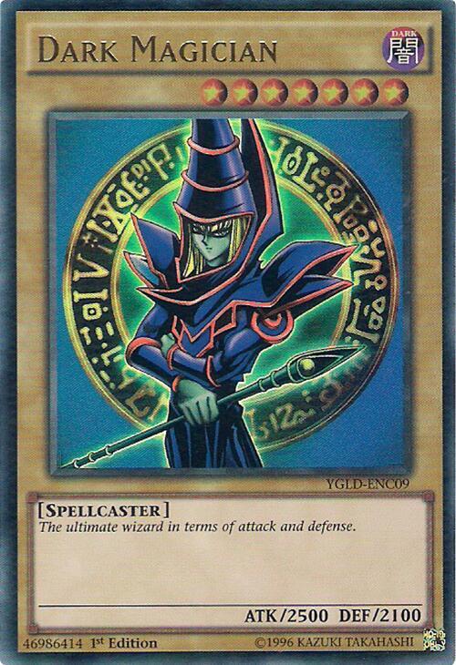 Dark Magician YGLD-ENC09 Yu-Gi-Oh! King of Games: Yugi's Legendary Decks