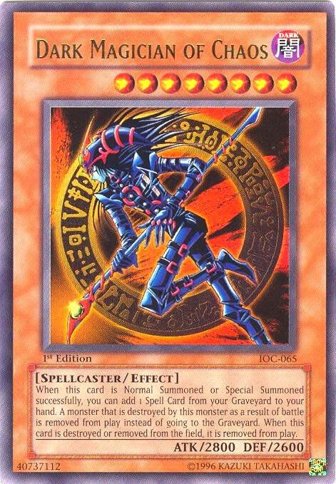 Dark Magician of Chaos IOC-065 Invasion of Chaos Yu-Gi-Oh! Raw