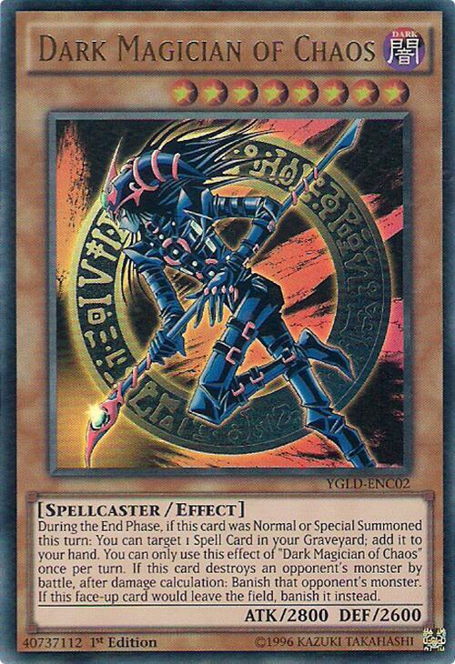 Dark Magician of Chaos YGLD-ENC02 Yu-Gi-Oh! King of Games: Yugi's Legendary Decks