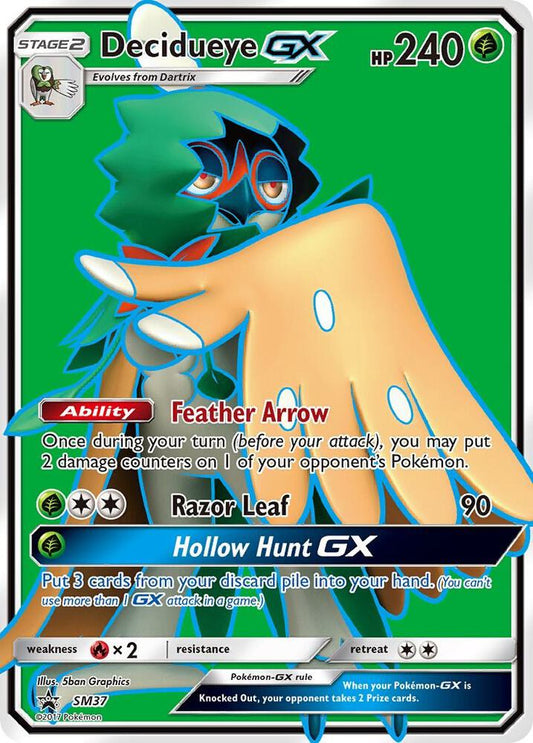 Decidueye GX SM37 Pokémon Sun & Moon Promos Raw
