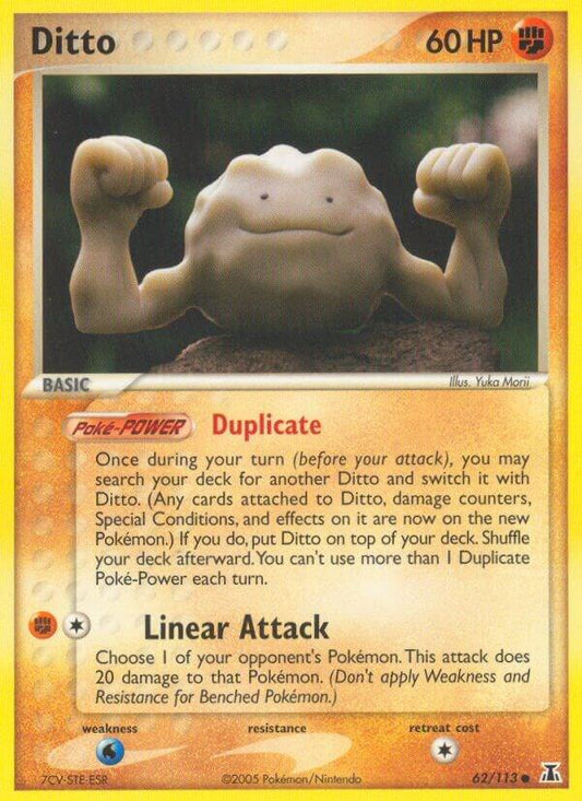 Ditto 62/113 Pokémon EX Delta Species Raw