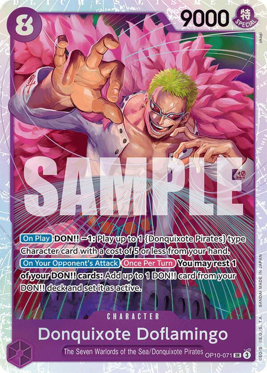 Donquixote Dolflamingo SR OP10-071 Royal Blood One Piece Raw