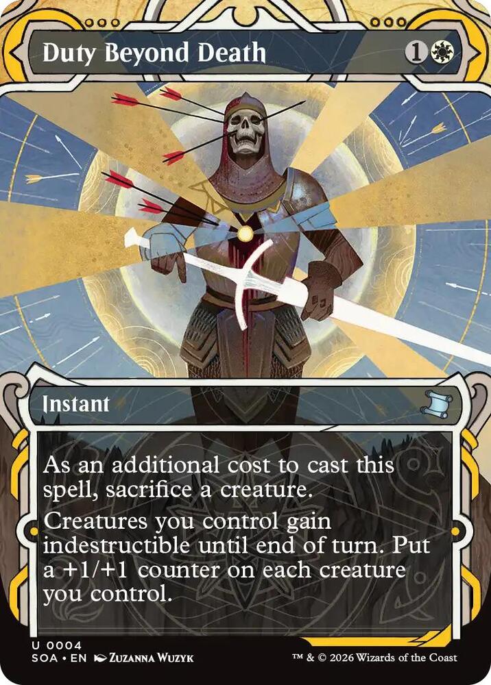 Duty Beyond Death Foil 0004 SOA Secrets of Strixhaven Magic The Gathering Raw
