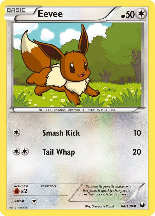 Eevee  84/108 Pokémon Dark Explorers Raw