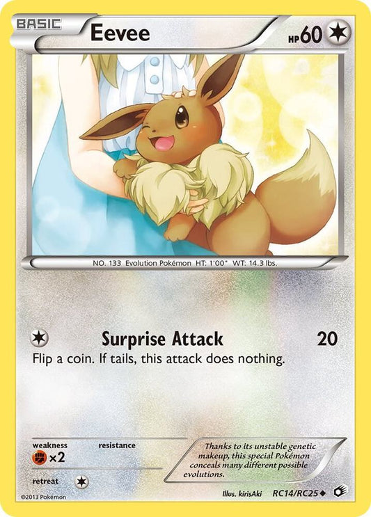 Eevee RC14/RC25 Pokémon Legendary Treasures: Radiant Collection