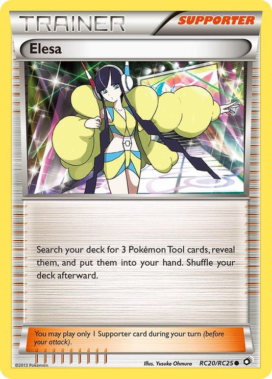 Elesa RC20/RC25 Pokémon Legendary Treasures: Radiant Collection Raw
