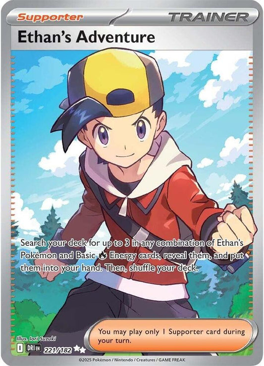 Ethan's Adventure 221/182 Pokémon Scarlet & Violet Destined Rivals