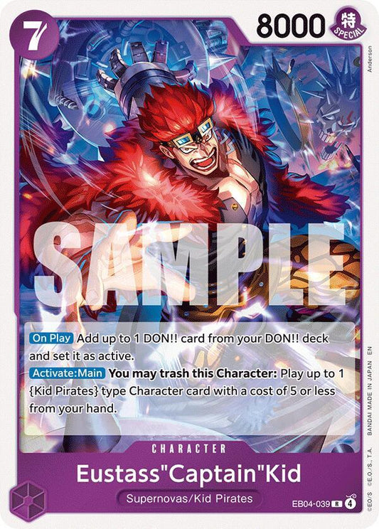 Eustass"Captain"Kid SR EB04-039 ONE PIECE! Extra Booster: Egghead Crisis