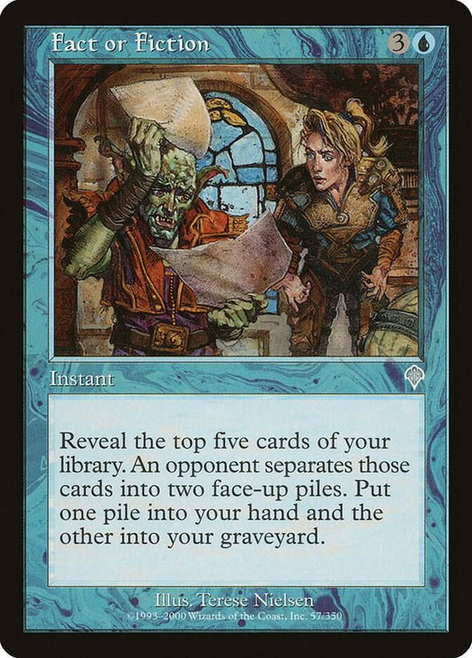 Fact or Fiction 57/350 Magic The Gathering Invasion Raw