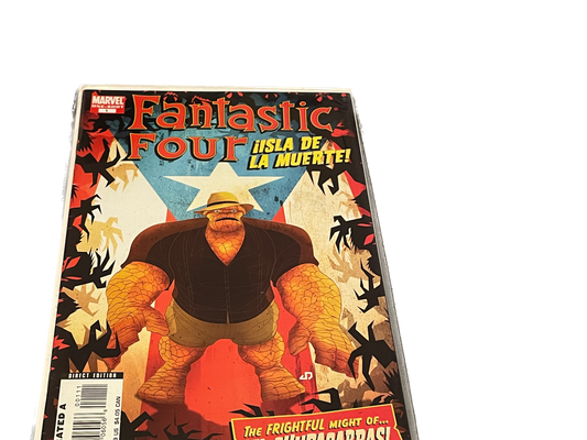 Fantastic Four Isla De La Muerte #1 Marvel Comics Feb 2008 Raw
