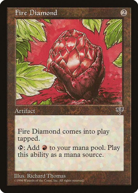 Fire Diamond Magic The Gathering Mirage Raw