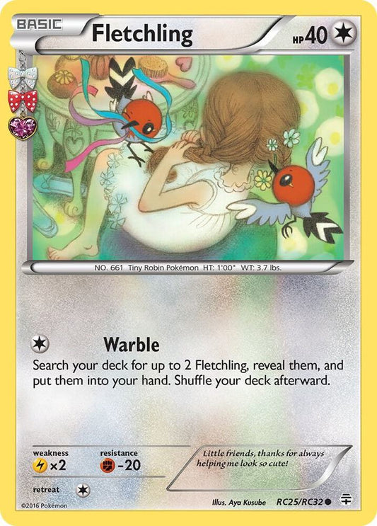 Fletchling RC25/RC32 Pokémon Generations: Radiant Collection
