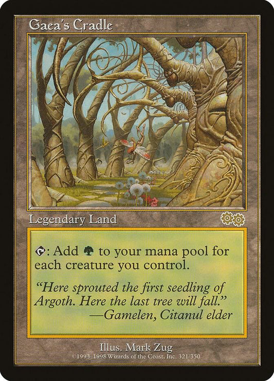 Gaea's Cradle Urza's Saga Magic The Gathering Raw