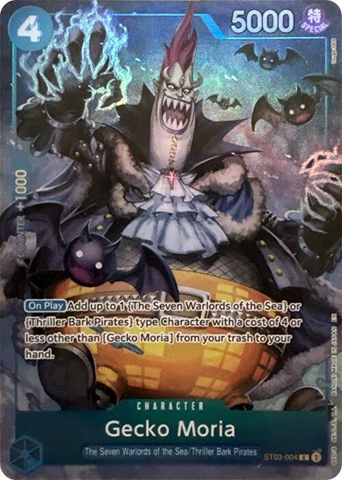 Gecko Moria ST03-004 AA The Seven Warlords of The Sea Binder Collection Raw
