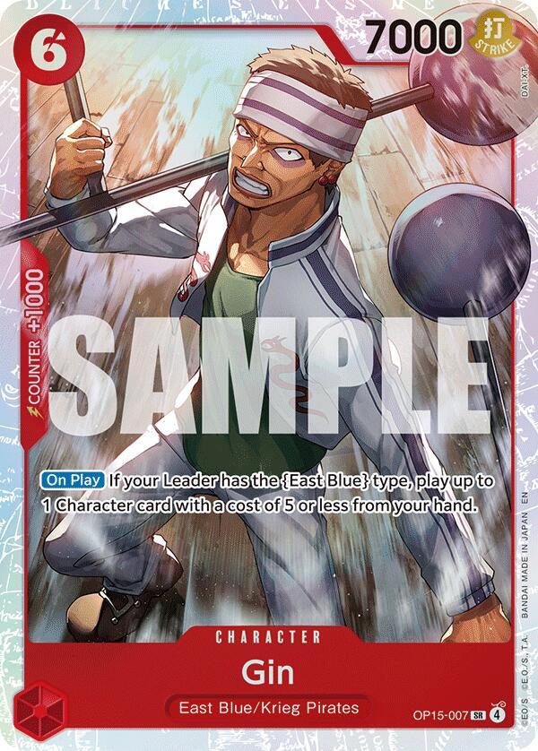 Gin SR OP15-007 ONE PIECE! Adventure's on Kami's Island Raw