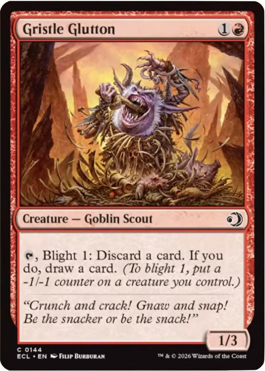 Gristle Glutton 0144 Foil Magic The Gathering Lorwyn Eclipsed