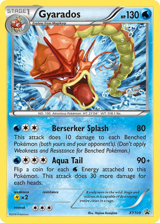 Gyarados Cosmos Holo XY109 Pokémon XY Promos Raw