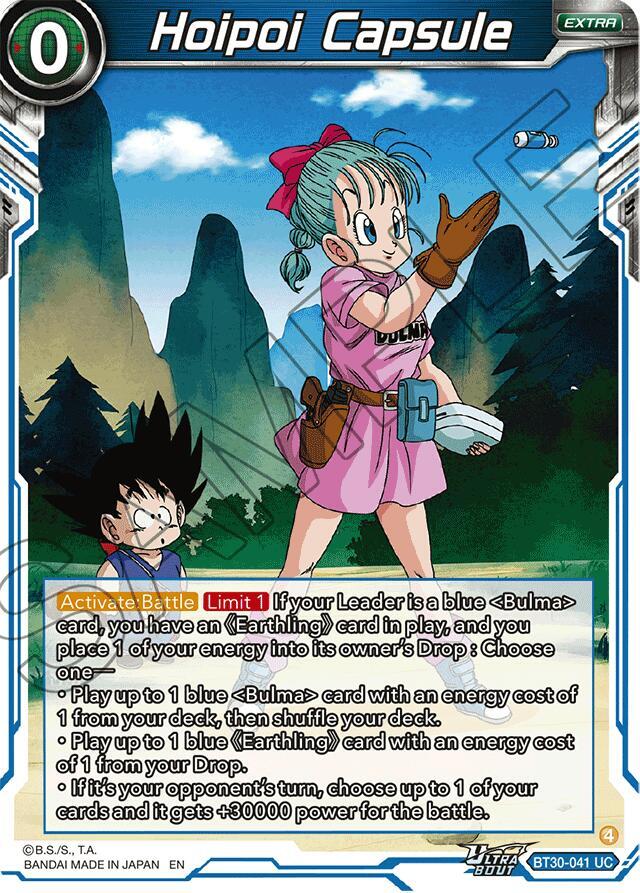 Hoipoi Capsule BT30-041 Foil Dragon Ball Super Raw