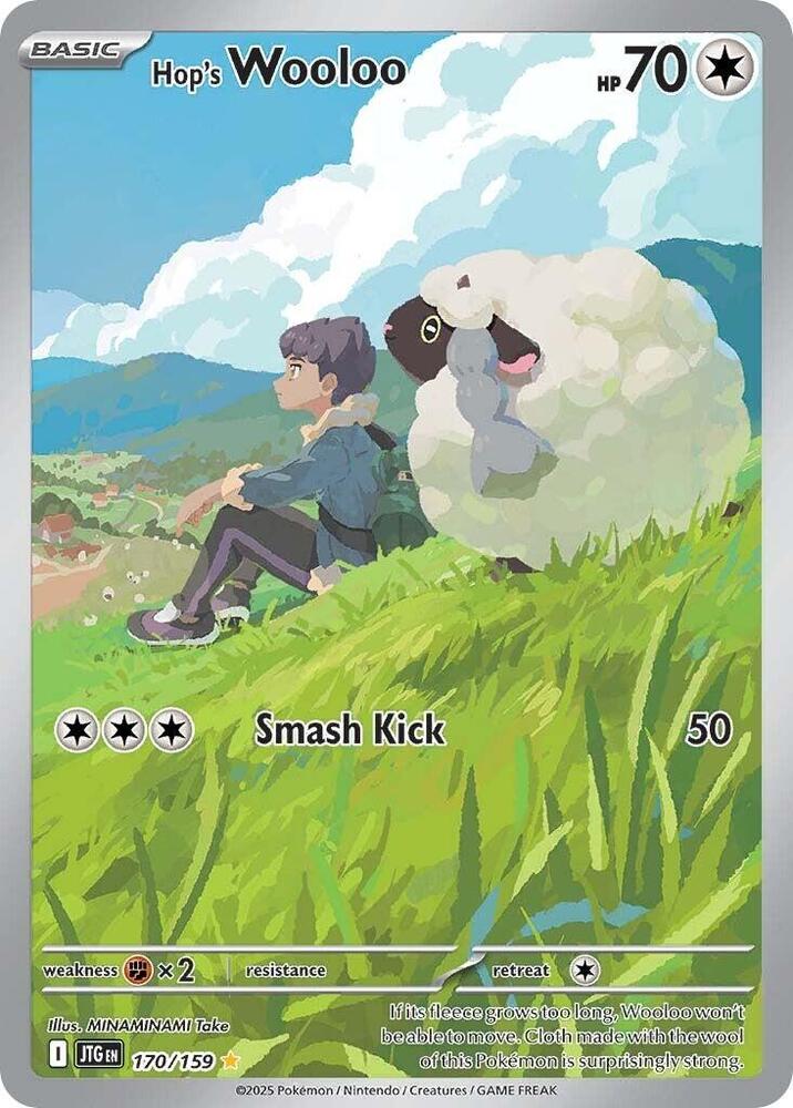 Hop's Wooloo 170/159 Pokémon Journey Together Raw
