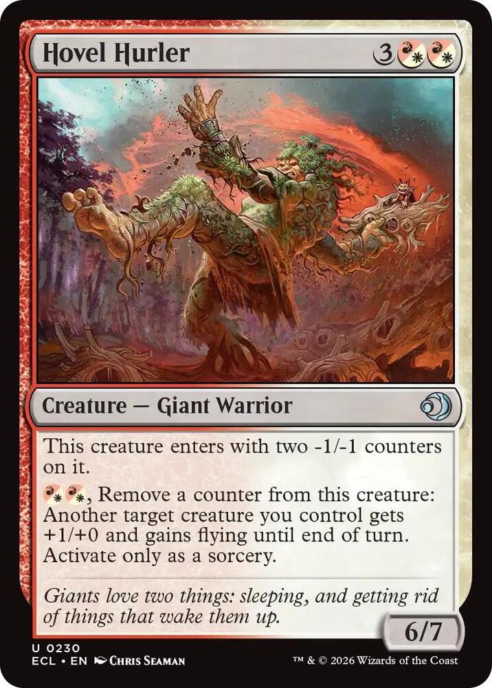 Hovel Hurler 0230 Foil Magic The Gathering Lorwyn Eclipsed