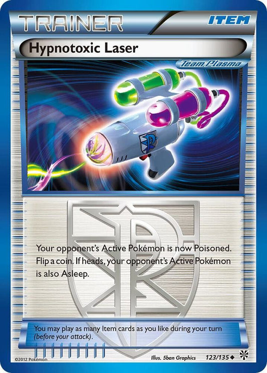 Hypnotoxic Laser (Team Plasma) 123/135 Pokémon Plasma Storm Raw