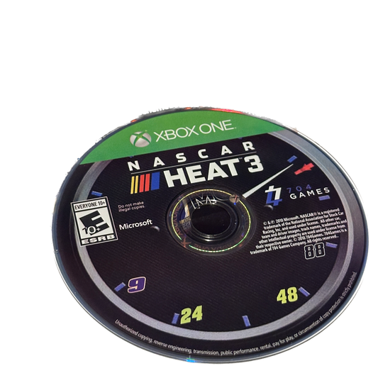 NASCAR Heat 3 Xbox One Loose Disc