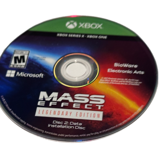 Mass Effect Legendary Edition Xbox One & Xbox Series X Loose Disc