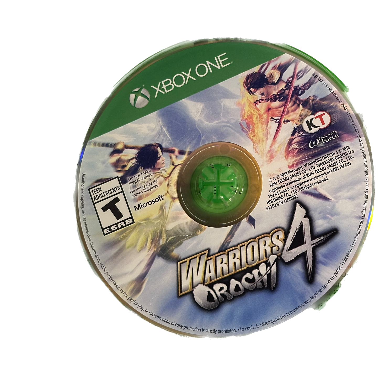 Warriors Orochi 4 Xbox One Complete in Box