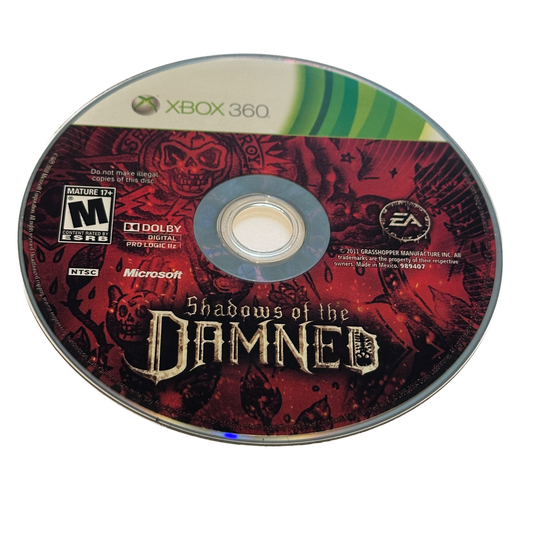 Shadows of The Damned Xbox 360 Loose Disc