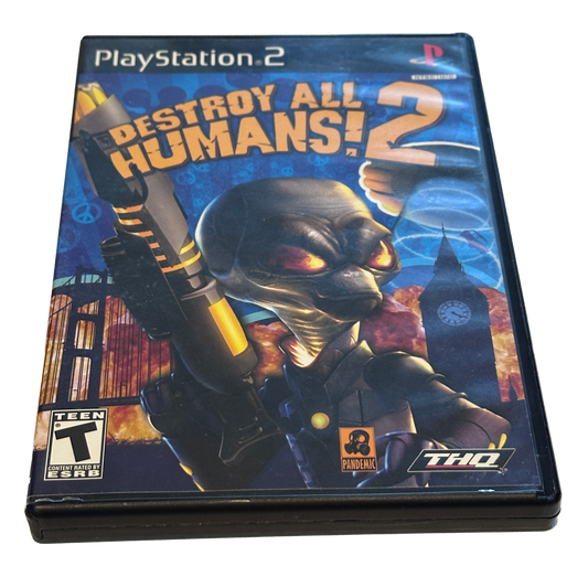 Destroy All Humans 2 Sony PS2 Playstation 2 Complete in Box