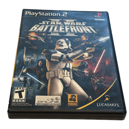 Star Wars Battlefront II Sony PS2 Playstation 2 Complete in Box