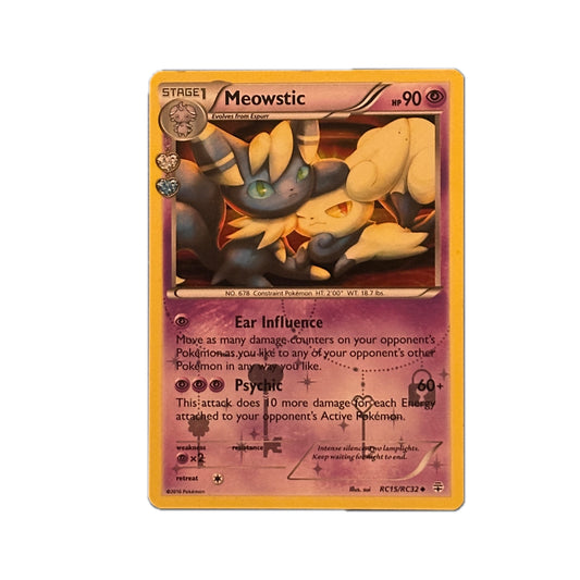 Meowstic RC15/RC32 Pokémon Radiant Collection Light Played