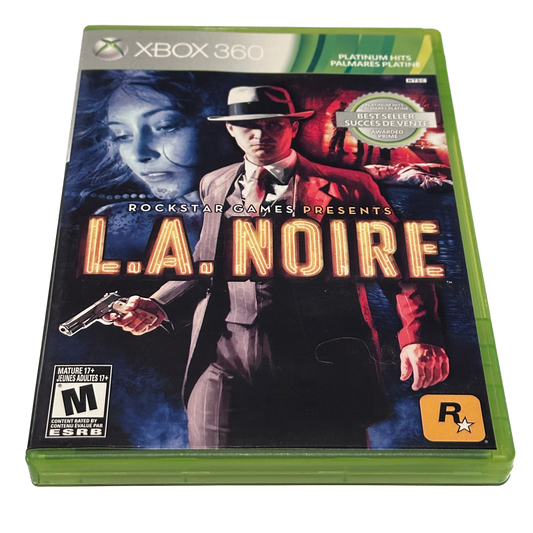 L.A. Noire Platinum Hits Xbox 360 Complete in Box