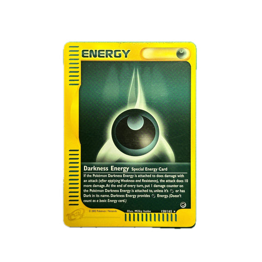 Darkness Energy 158/165 Pokémon Expedition Moderate Play