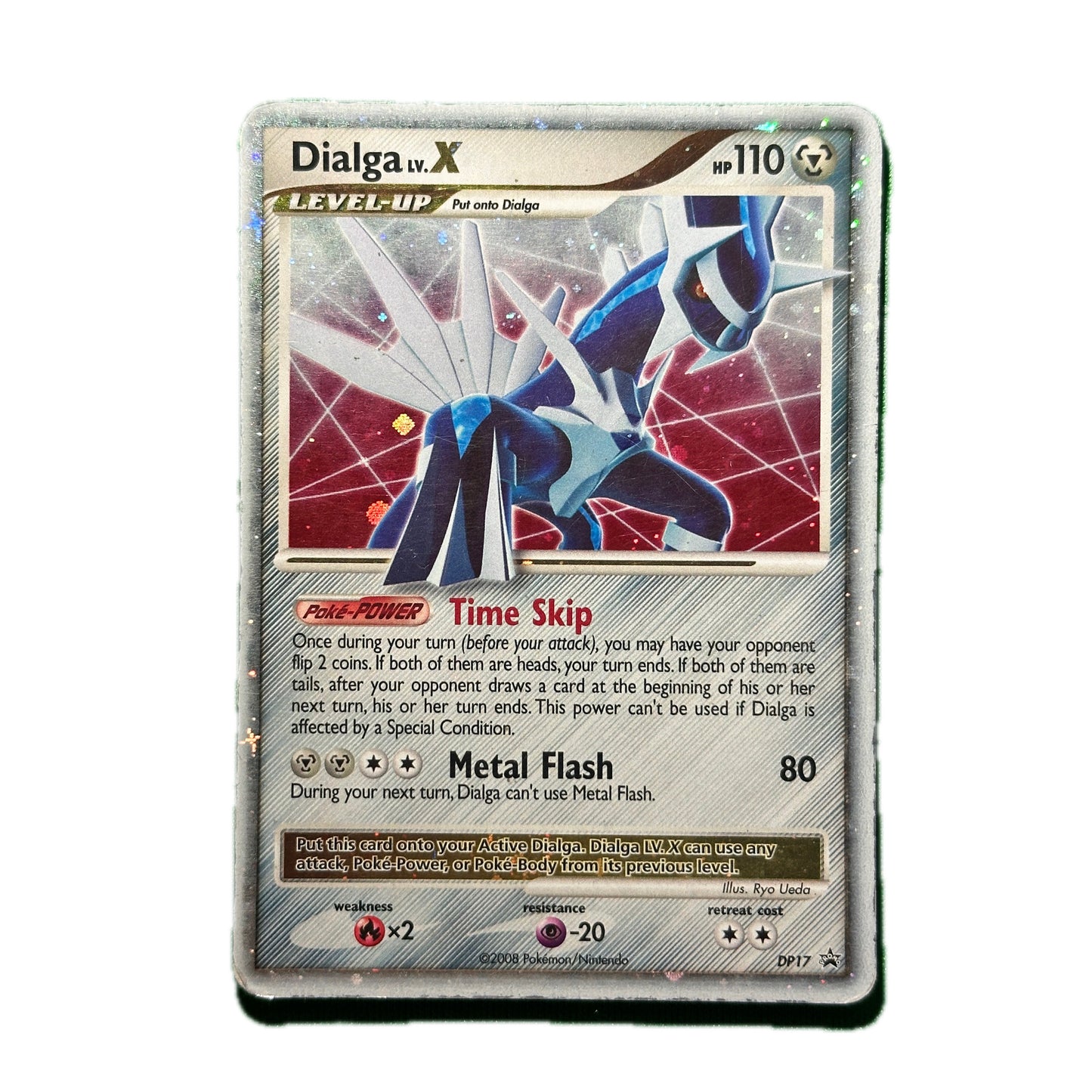 Dialga X DP17 Black Star Promo Pokémon Diamond & Pearl Moderate Play